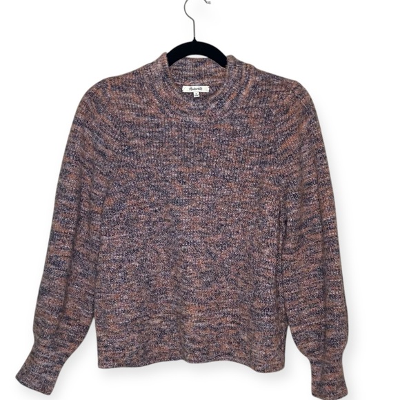 Madewell Sweater, Eaton Puff Sleeve, NWT, size L - Picture 2 of 7